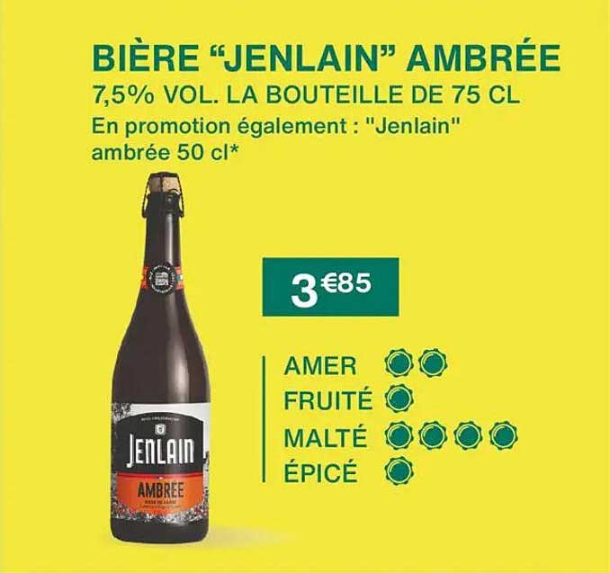 BIÈRE “JENLAIN” AMBRÉE