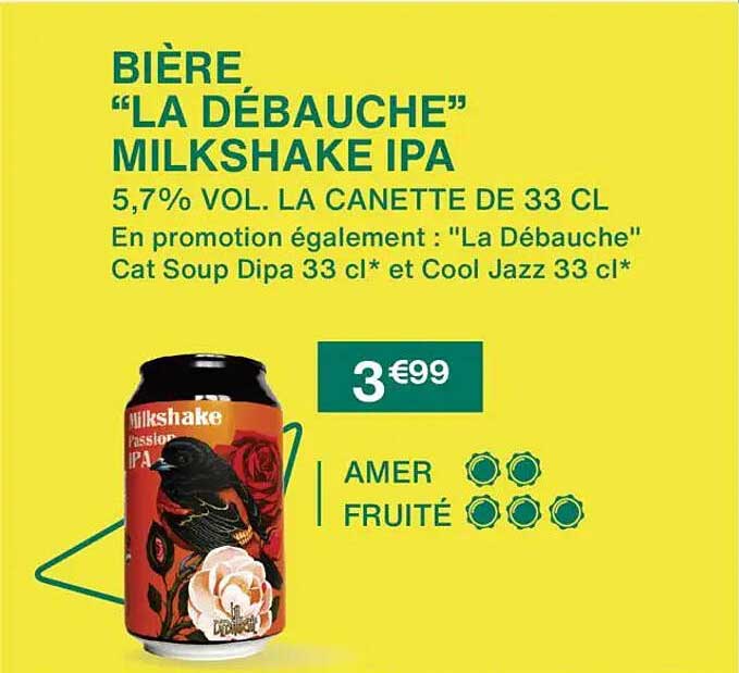 BIÈRE "LA DÉBAUCHE" MILKSHAKE IPA