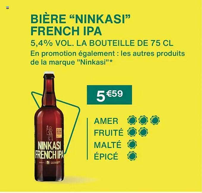 BIÈRE “NINKASI” FRENCH IPA