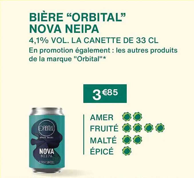 BIÈRE “ORBITAL” NOVA NEIPA
