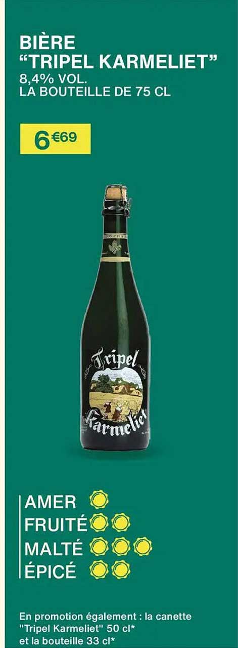 Bière "Tripel Karmeliet"