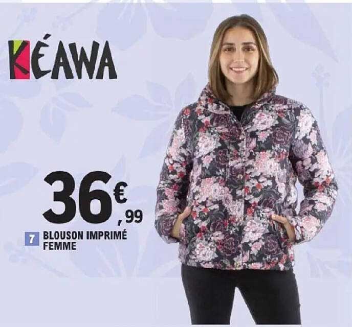 BLOUSON IMPRIMÉ FEMME