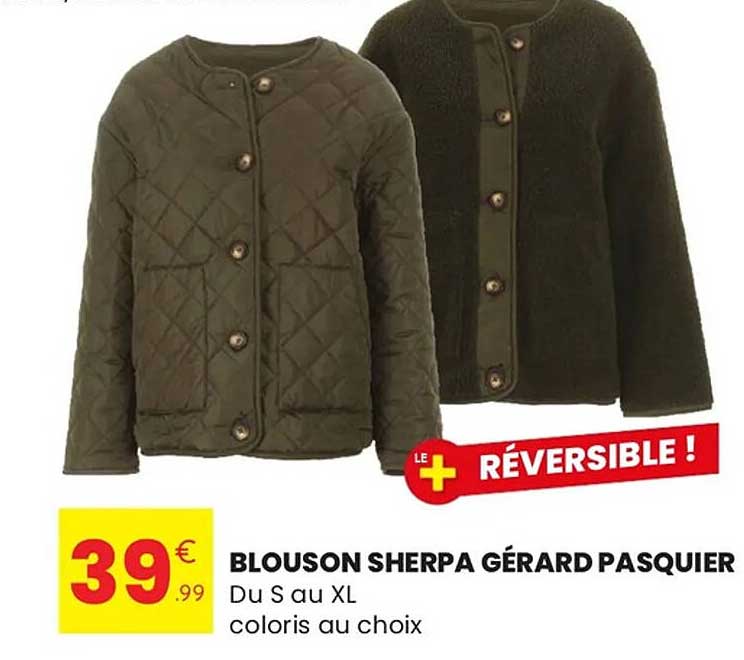 BLOUSON SHERPA Gérard Pasquier