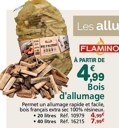 Bois d'allumage