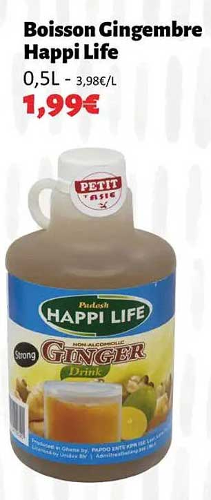 Boisson Gingembre Happi Life