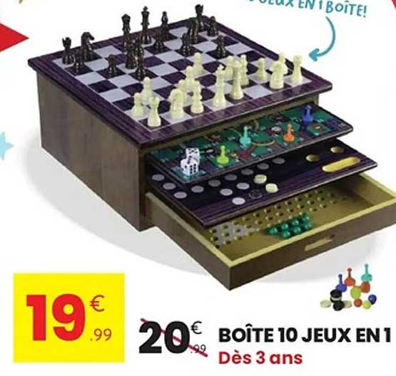 BOÎTE 10 JEUX EN 1