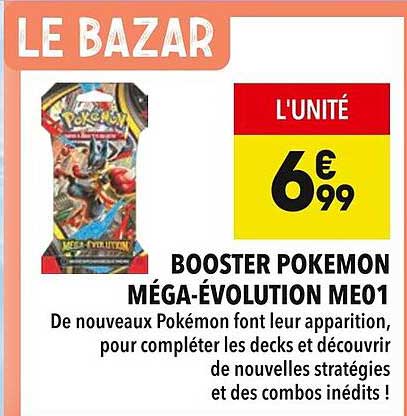 BOOSTER POKEMON MÉGA-ÉVOLUTION ME01
