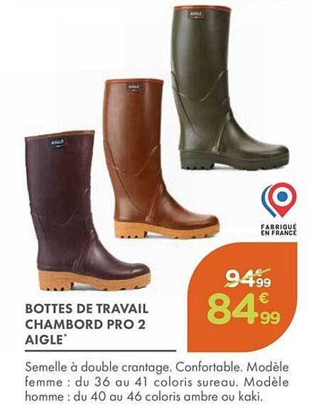 BOTTES DE TRAVAIL CHAMBORD PRO 2 AIGLE®