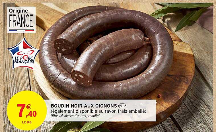 BOUDIN NOIR AUX OIGNONS