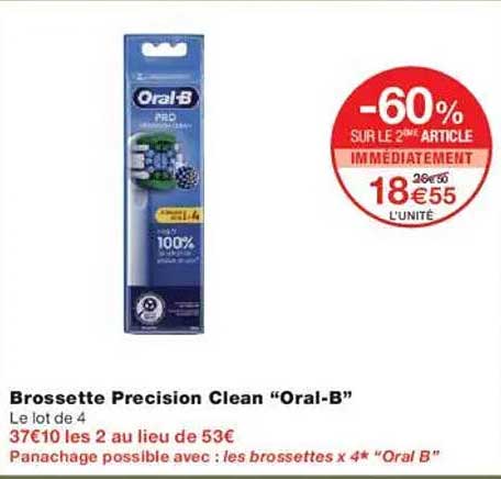Brossette Precision Clean "Oral-B"