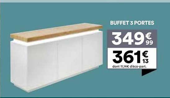 BUFFET 3 PORTES