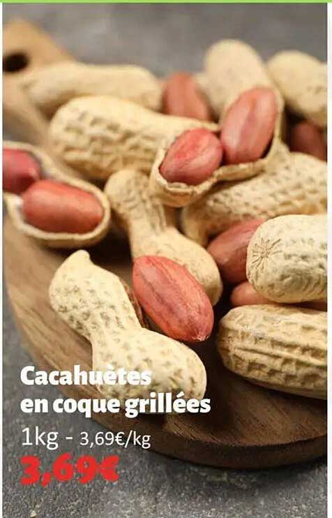 Cacahuètes en coque grillées