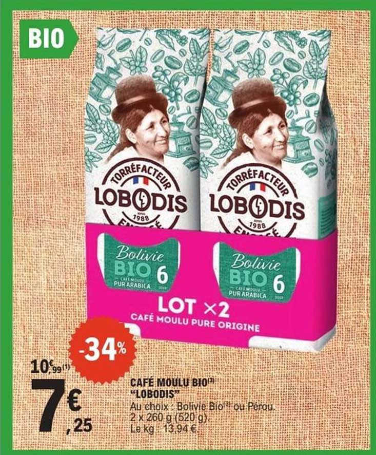 CAFÉ MOULU BIO® "LOBODIS"
