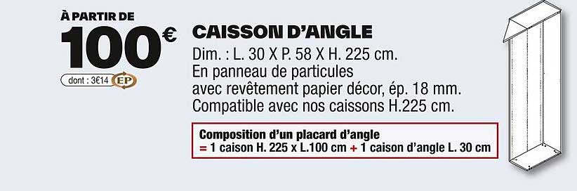 CAISSON D'ANGLE