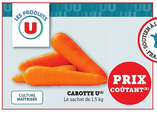 CAROTTE U Le sachet de 1.5 kg