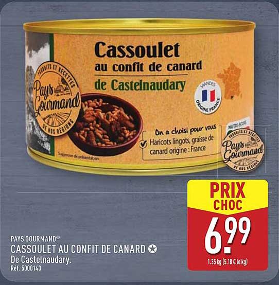CASSOULET AU CONFIT DE CANARD DE CASTELNAUDARY