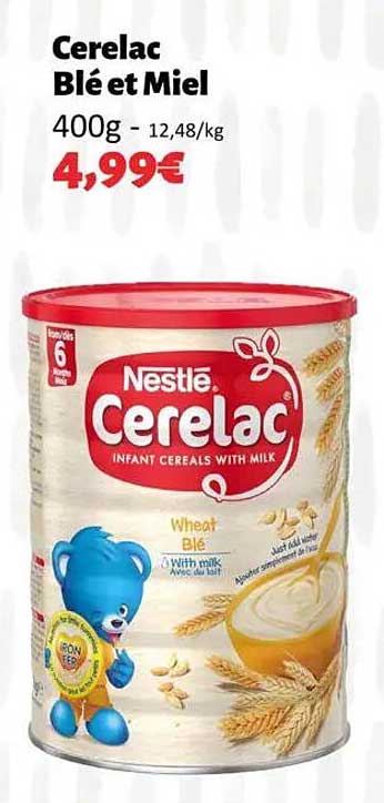 Cerelac Blé et Miel