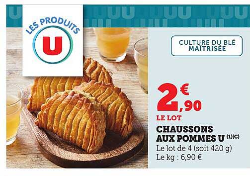 CHAUSSONS AUX POMMES U