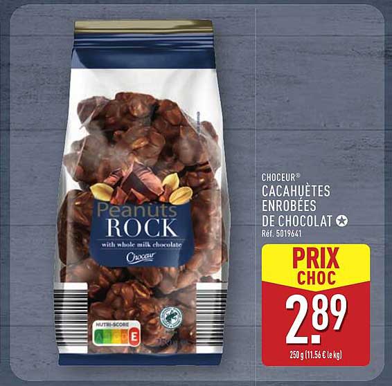 CHOCEUR® CACAHUÈTES ENROBÉES DE CHOCOLAT