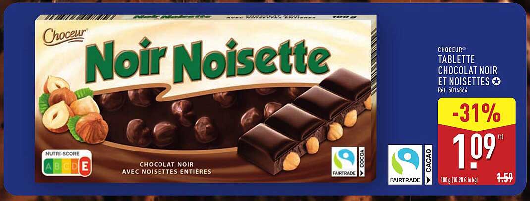 Chocoeur Noir Noisette