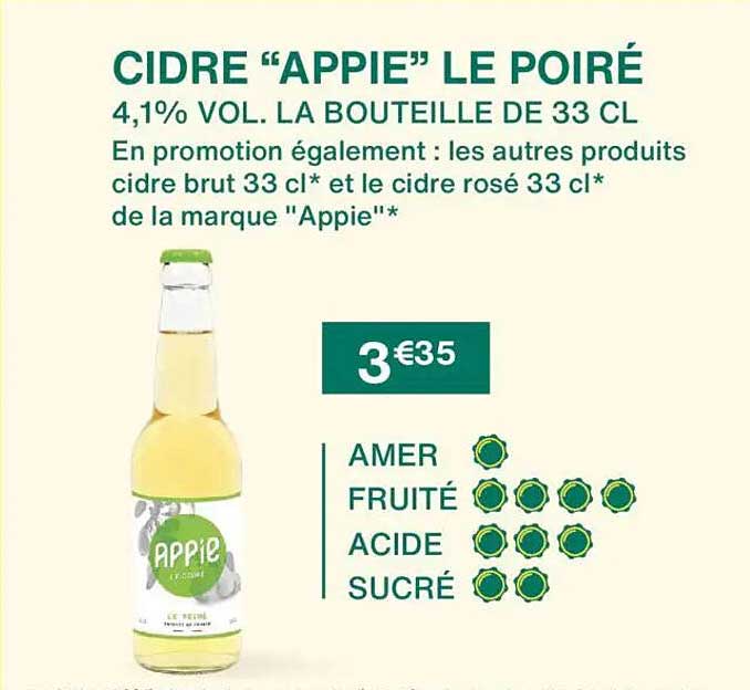 CIDRE "APPIE" LE POIRÉ