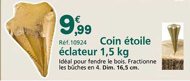 Coin étoile éclateur 1,5 kg