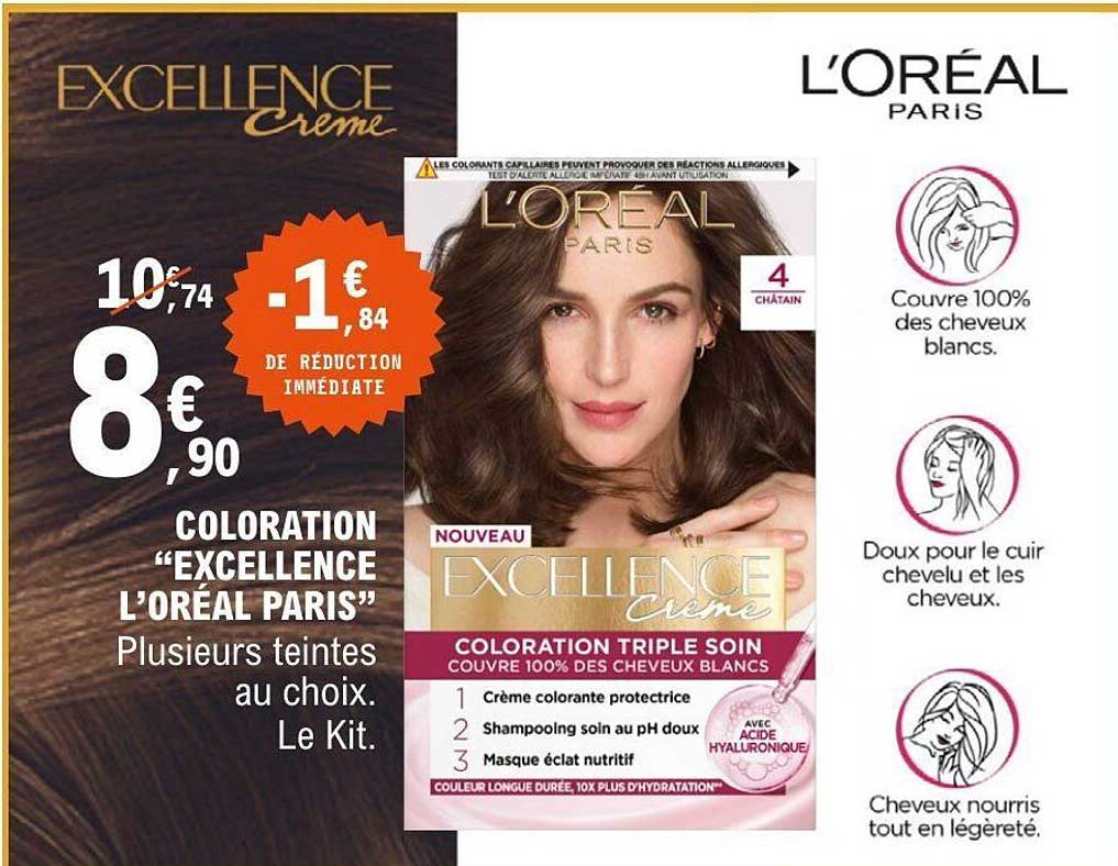 COLORATION "EXCELLENCE L'ORÉAL PARIS"