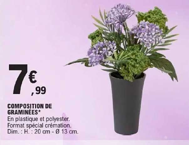 COMPOSITION DE GRAMINÉES*