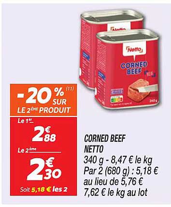 CORNE BEEF NETTO
