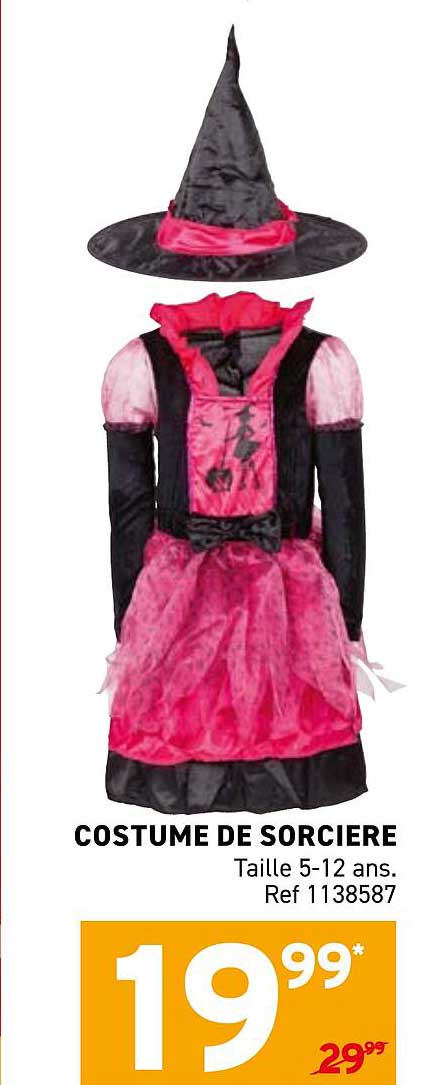 COSTUME DE SORCIERE