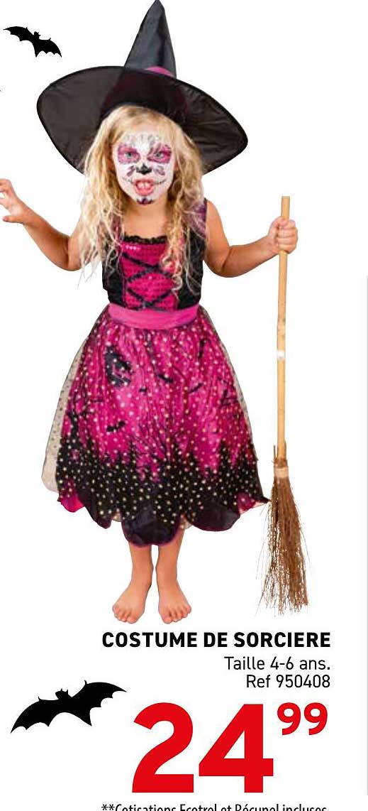 COSTUME DE SORCIERE