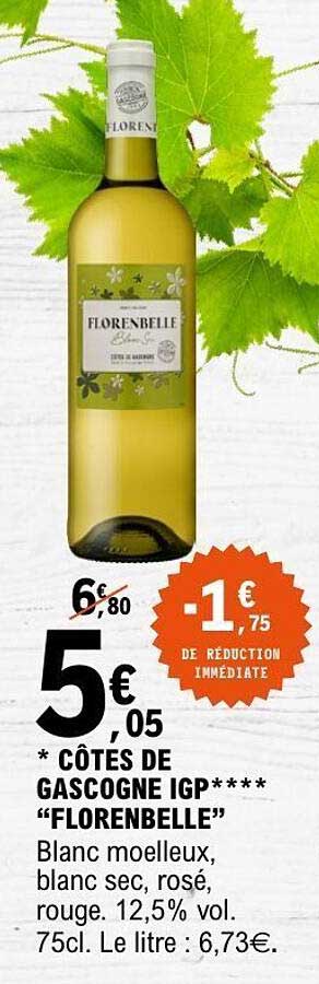 CÔTES DE GASCOGNE IGP**** "FLORENBELLE"