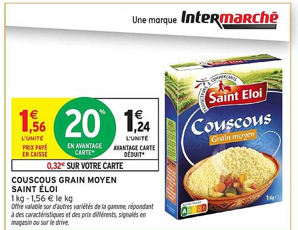 COUSCOUS GRAIN MOYEN SAINT ÉLOI
