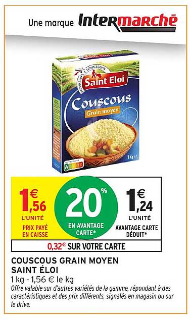 COUSCOUS GRAIN MOYEN SAINT ÉLOI
