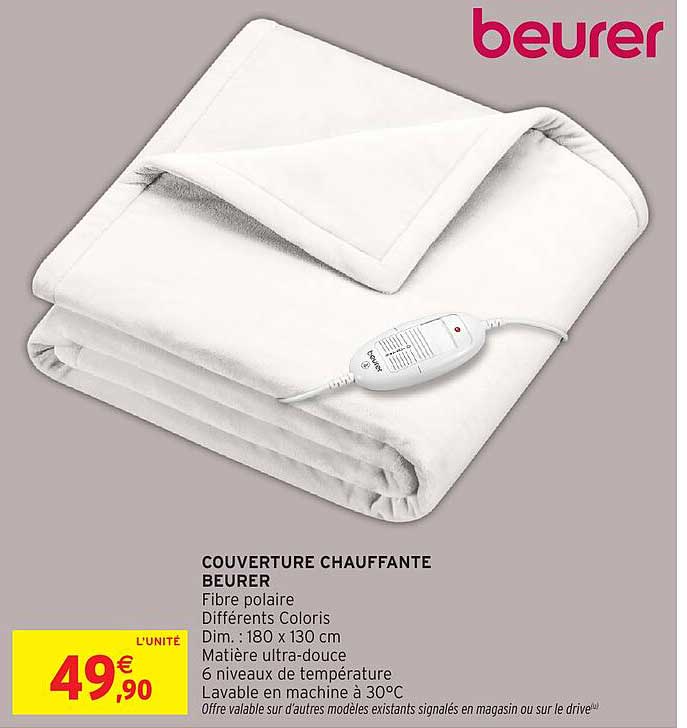COUVERTURE CHAUFFANTE BEURER
