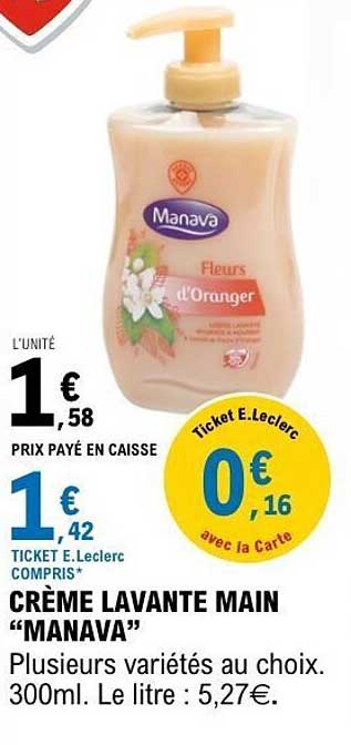 CRÈME LAVANTE MAIN “MANAVA”