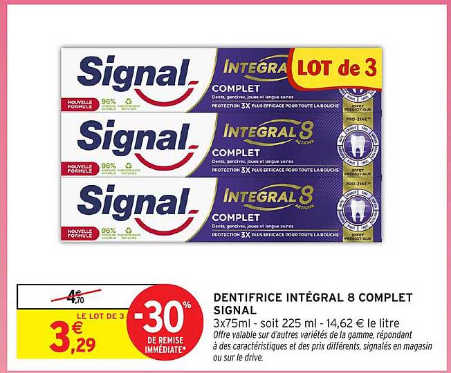 DENTIFRICE INTÉGRAL 8 COMPLÈT SIGNAL