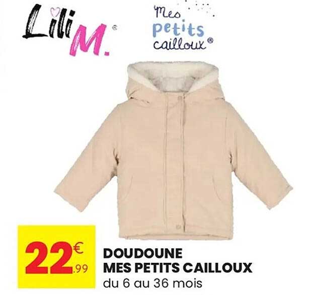DOUDOUNE MES PETITS CAILLOUX