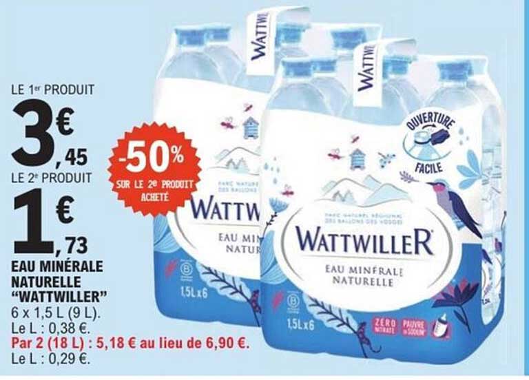 EAU MINÉRALE NATURELLE "WATTWILLER"