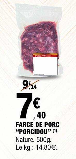 FARCE DE PORC “PORCIDOU”