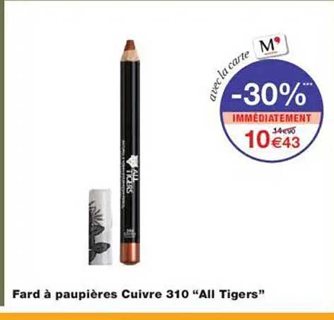Fard à paupières Cuivre 310 "All Tigers"