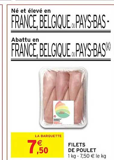 FILETS DE POULET
