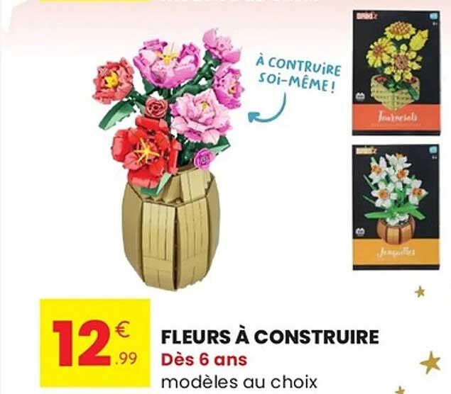 FLEURS À CONSTRUIRE