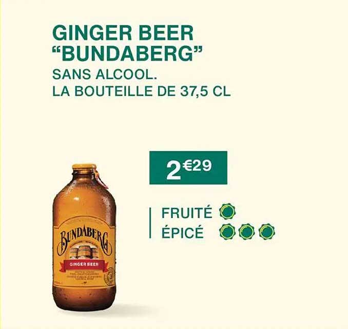 GINGER BEER "BUNDABERG"