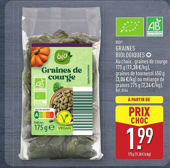 Graines de courge BIO 175 g