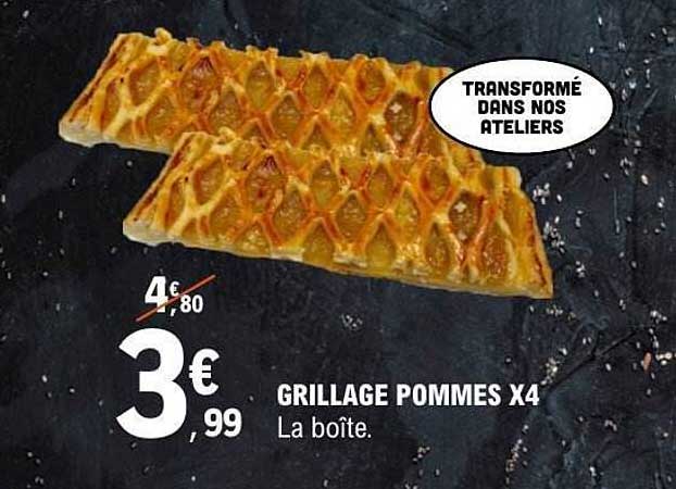 GRILLAGE POMMES X4