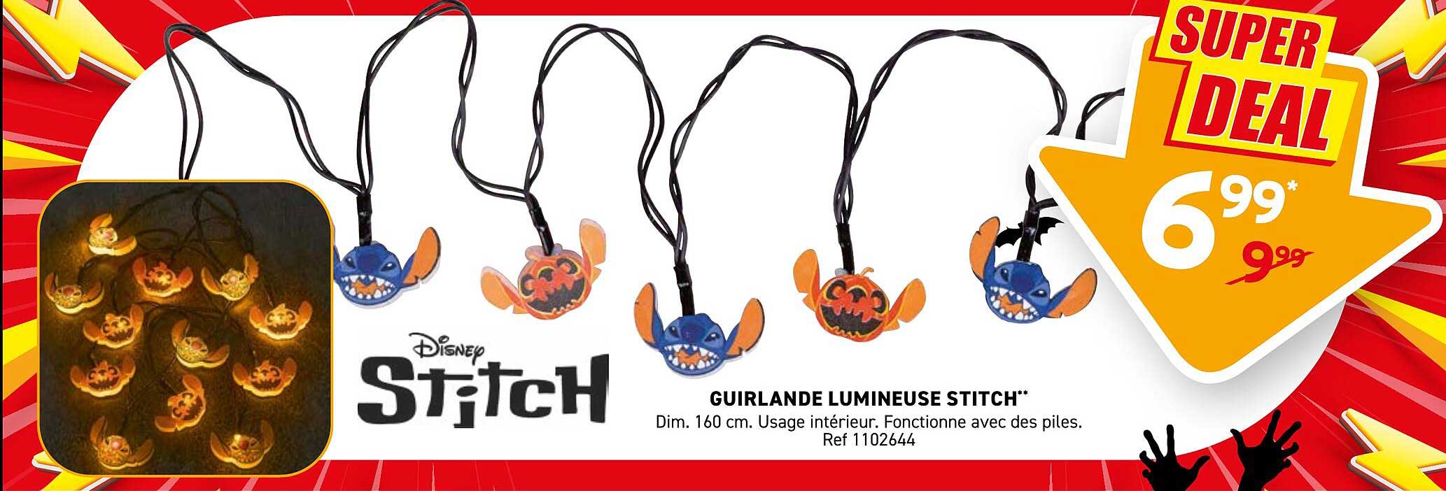 GUIRLANDE LUMINEUSE STITCH
