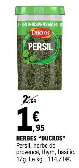 HERBES "DUCROS"