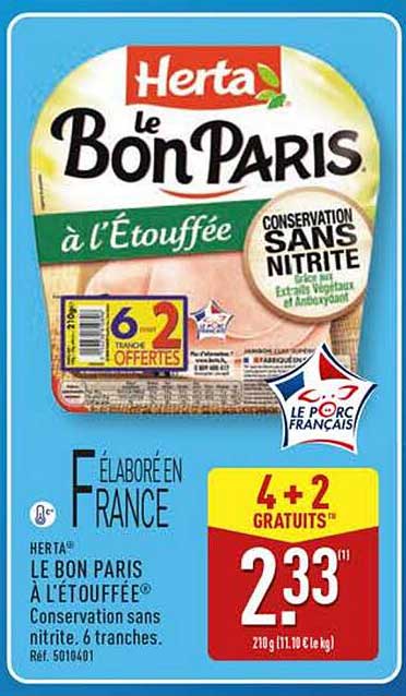 Herta le Bon Paris à l'Étouffée