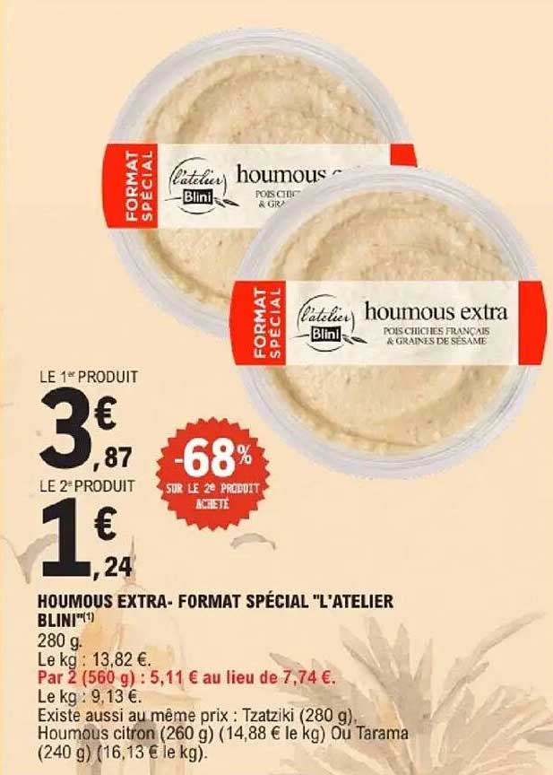 HOUMOUS EXTRA - FORMAT SPÉCIAL "L'ATELIER BLINI"